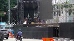 Persiapan Malam Tahun Baru, Panggung Perayaan Berdiri di Bundaran HI