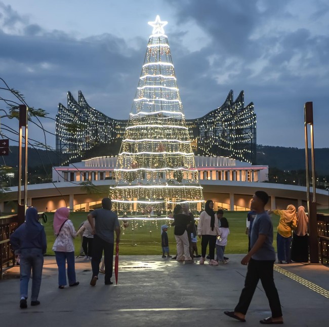 Potret IKN Diserbu Wisatawan Selama Libur Nataru