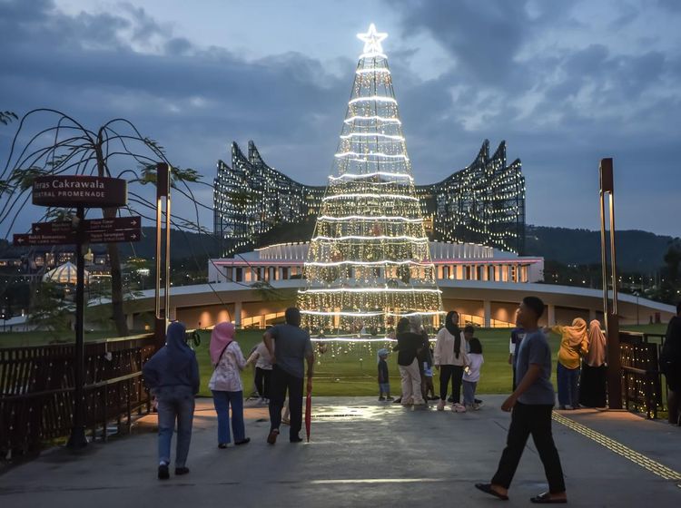 Potret IKN Diserbu Wisatawan Selama Libur Nataru