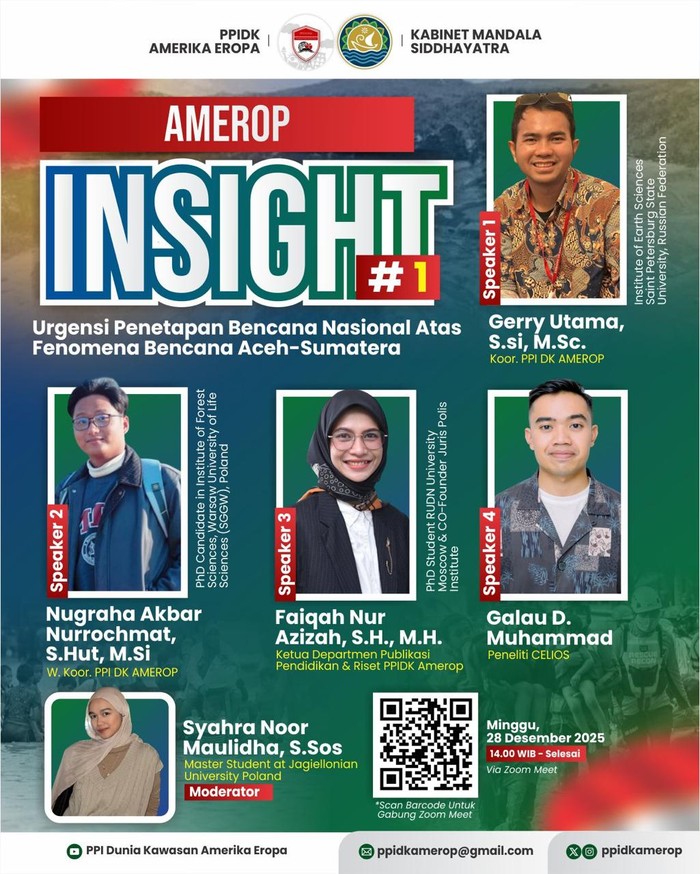 Soroti Pemerintah, Mahasiswa RI di Eropa Usulkan Solusi Penanganan Bencana Sumatera