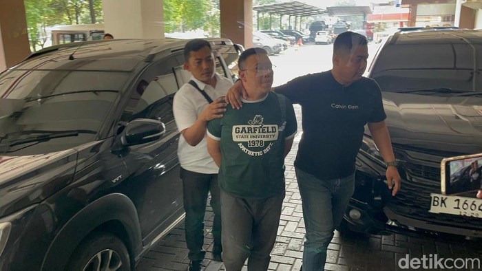 Tampang Samuel Pengusir Nenek Elina Saat Diamankan Polisi