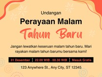 10 Contoh Undangan Tahun Baru 2026 Simpel Berbagai Acara, Bisa Kirim WA!