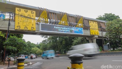Wajah Baru JPO Kyai Tapa, Modern dengan Sentuhan Betawi