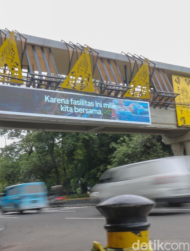 Wajah Baru JPO Kyai Tapa, Modern dengan Sentuhan Betawi