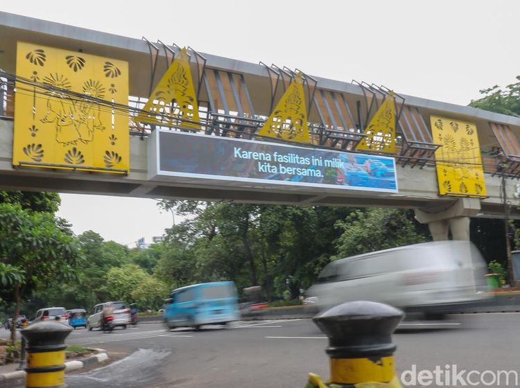 Wajah Baru JPO Kyai Tapa, Modern dengan Sentuhan Betawi