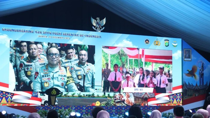 Wakapolri Pimpin Groundbreaking 436 SPPG Serentak, Komitmen Dukung Program MBG