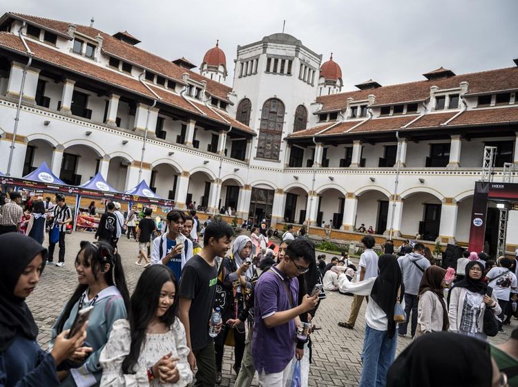 Wisata Sejarah Lawang Sewu Jadi Magnet Libur Akhir Tahun di Semarang