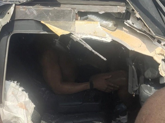 Begini Kondisi Lexus Anthony Joshua usai Kecelakaan Fatal Hantam Truk Lagi Parkir