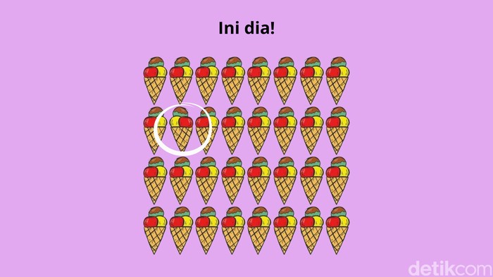 Cari Objek yang Berbeda di Gambar Ini, Sekilas Tampak Sama Semua