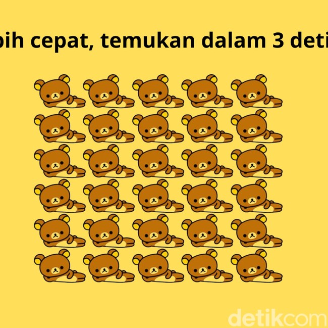 Cari Objek yang Berbeda di Gambar Ini, Sekilas Tampak Sama Semua