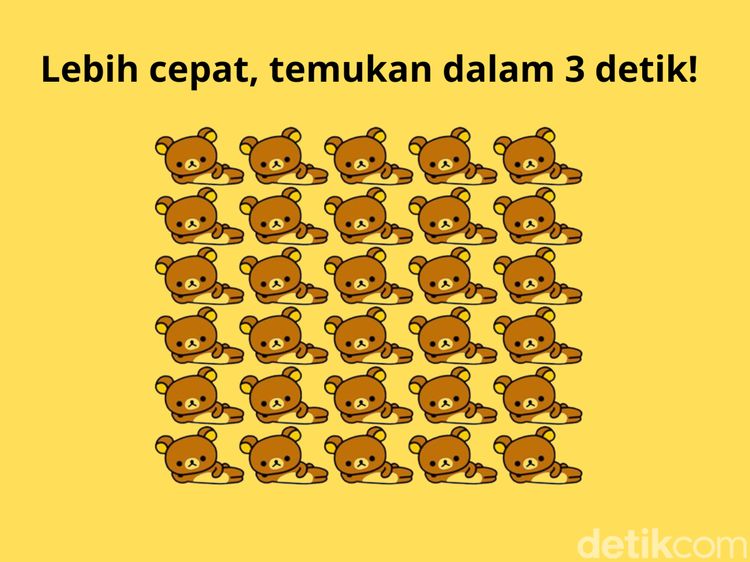 Cari Objek yang Berbeda di Gambar Ini, Sekilas Tampak Sama Semua