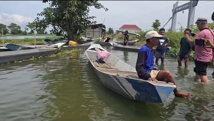 Banjir Bengawan Jero Kembali Rendam 5 Kecamatan di Lamongan