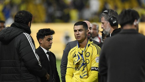 Soccer Football - Saudi Pro League - Al Nassr v Al Okhdood - Al Awwal Park, Riyadh, Saudi Arabia - December 27, 2025 Al Nassrs Cristiano Ronaldo after the match REUTERS/Stringer