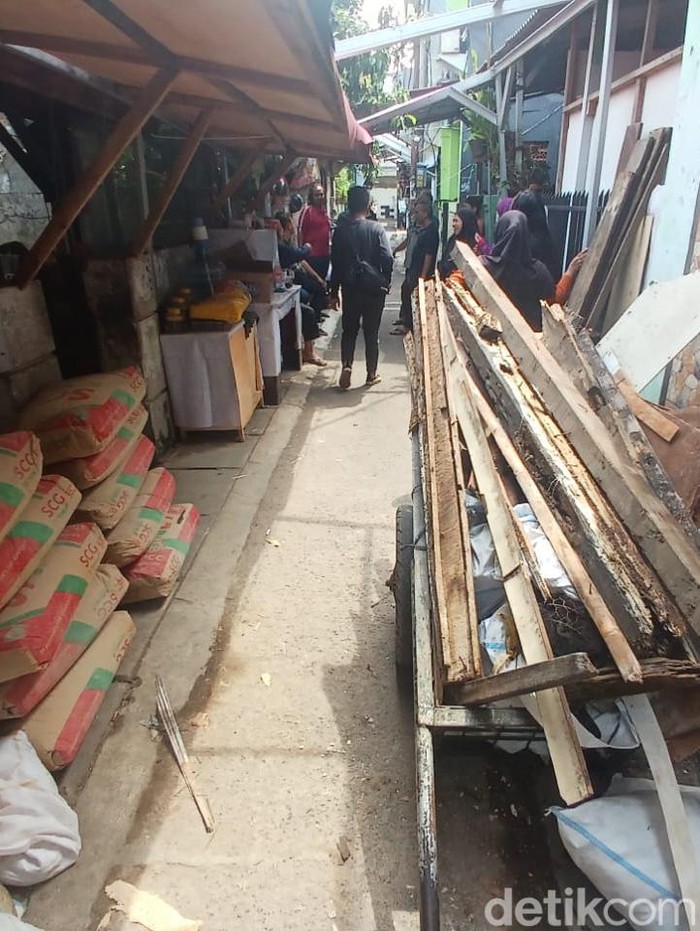 Kondisi rumah Diding Boneng di kawasan Mantaraman Dalam, Menteng, Jakarta Pusat, Selasa (30/12/2025).