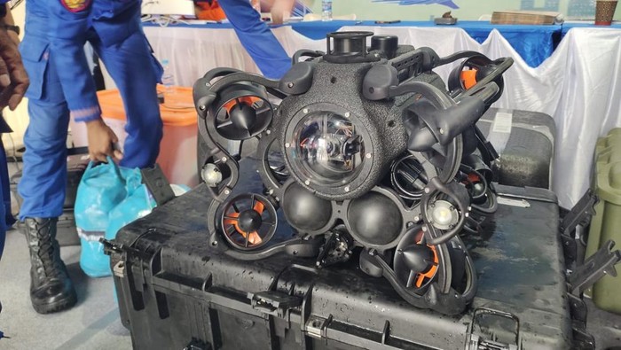 Penampakan Drone Laut Canggih Pencari Pelatih Valencia dan 2 Anaknya