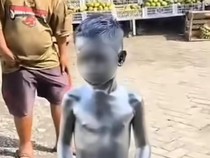 Anak di Bawah Umur Diduga Dieksploitasi Jadi Manusia Silver di Enrekang