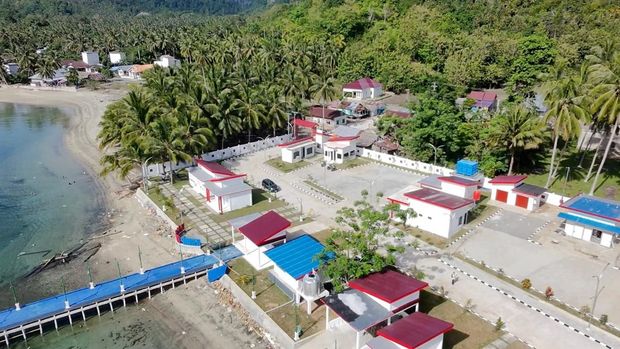 Kampung Nelayan Merah Putih Toli-Toli di Sulawesi Tengah. (Dok. KKP)