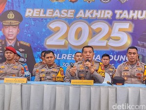 Jejak Penegakan Hukum Polresta Bandung, 94 Persen Kasus Tertangani