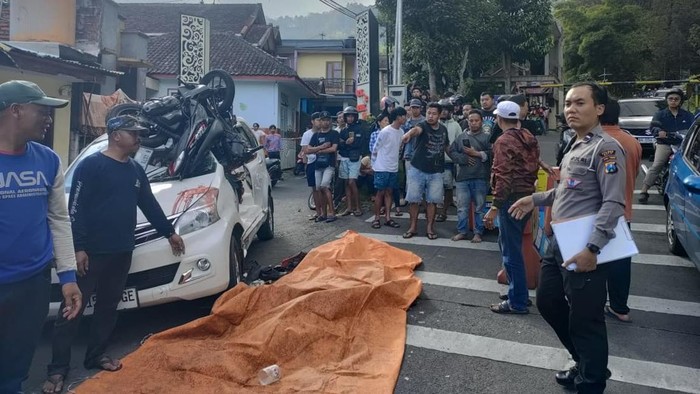 Kecelakaan yang terjadi di jalur Klemuk Kota Batu