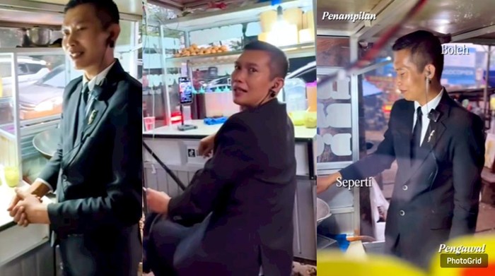 Viral! Paspampres Jualan Lumpia Basah di Bandung, Jadi Langganan Artis