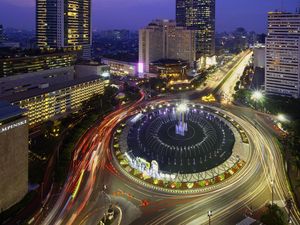 Jakarta Tanpa Kembang Api, Pertunjukan Drone Hiasi Langit Tahun Baru 2026