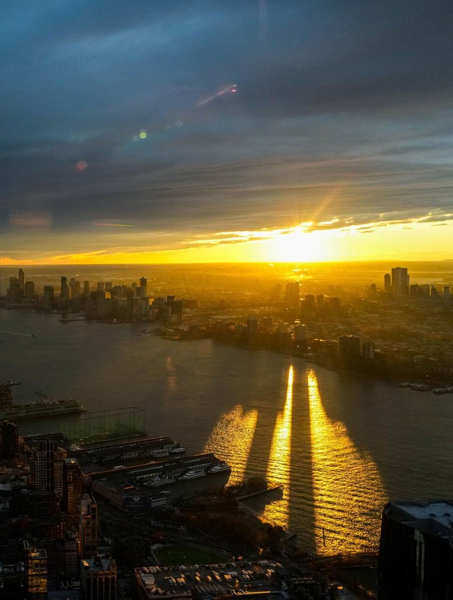 Menikmati New York di Kala Senja dari Ketinggian