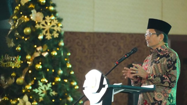 Menag Hadiri Natal 2025, Sebut Tak Ada Natal Tanpa Doa untuk Sumatera