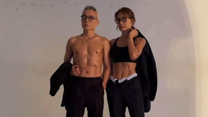 Pasangan lansia bugar di Korsel.