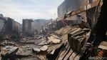 Penampakan Toko Material Hangus Terbakar di Tangsel