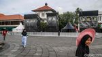 Persiapan Panggung Hiburan Warnai Kota Tua Jelang Pergantian Tahun