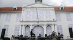 Persiapan Panggung Hiburan Warnai Kota Tua Jelang Pergantian Tahun