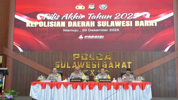 Polda Sulbar Tangkap 478 Pelaku Narkoba Selama 2025, Sabu 1,7 Kg Disita