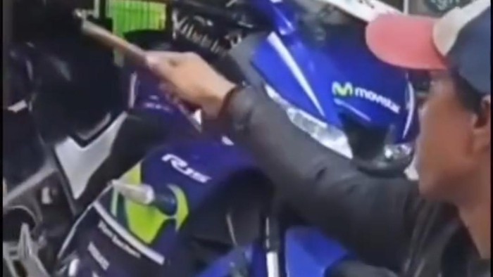 Viral Preman Ancam Bakar Mini Market di Cimanggung Sumedang