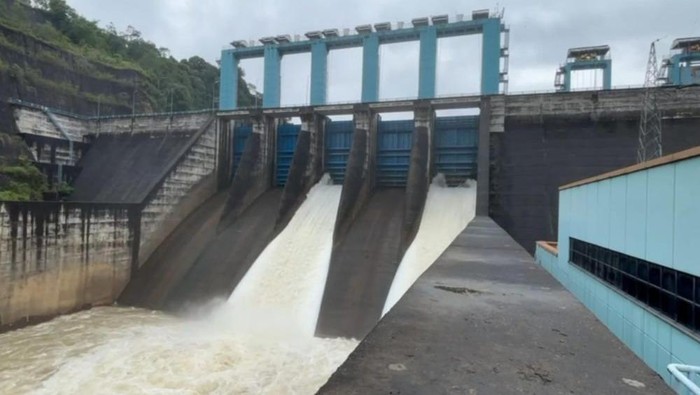 2 Pintu Waduk PLTA Koto Panjang Dibuka Imbas Curah Hujan Tinggi