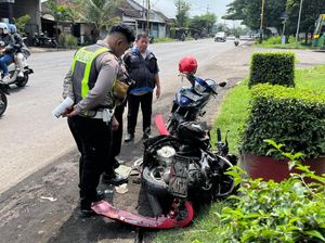Bus Tabrak Motor di Rejoso Pasuruan, Pengendara Tewas Mengenaskan