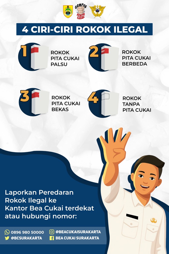 Diskominfo Sragen Ingatkan Bahaya Rokok Ilegal, Yuk Cermati Ciri-cirinya