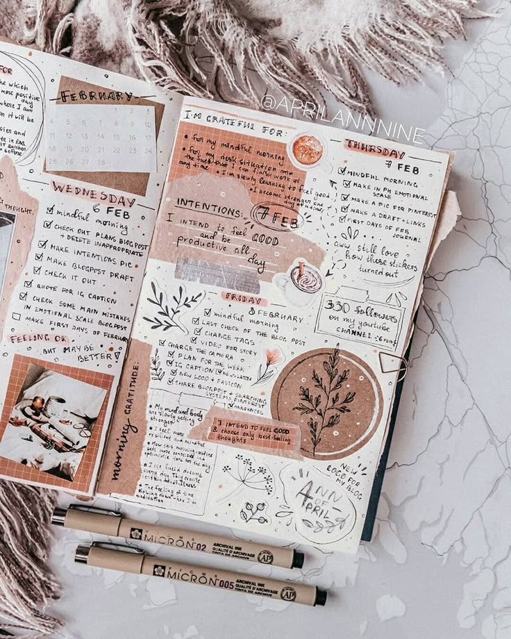 Ilustrasi journaling. (Pinterest: aprilannarts) Ilustrasi journaling. (Pinterest: aprilannarts)