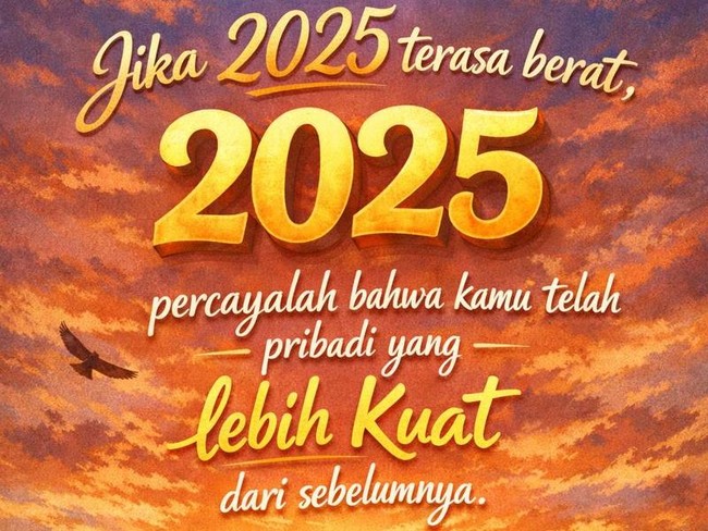 Kata-kata Akhir Tahun 2025