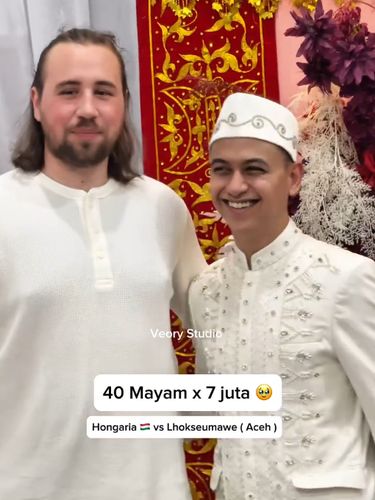 Mahar Pernikahan Hungaria Viral pernikahan pria pekerja Hungaria dan gadis Lhokseumawe dengan mahar 40 mayam emas senilai Rp 280 Juta, mendadak cusi atensi warganet.