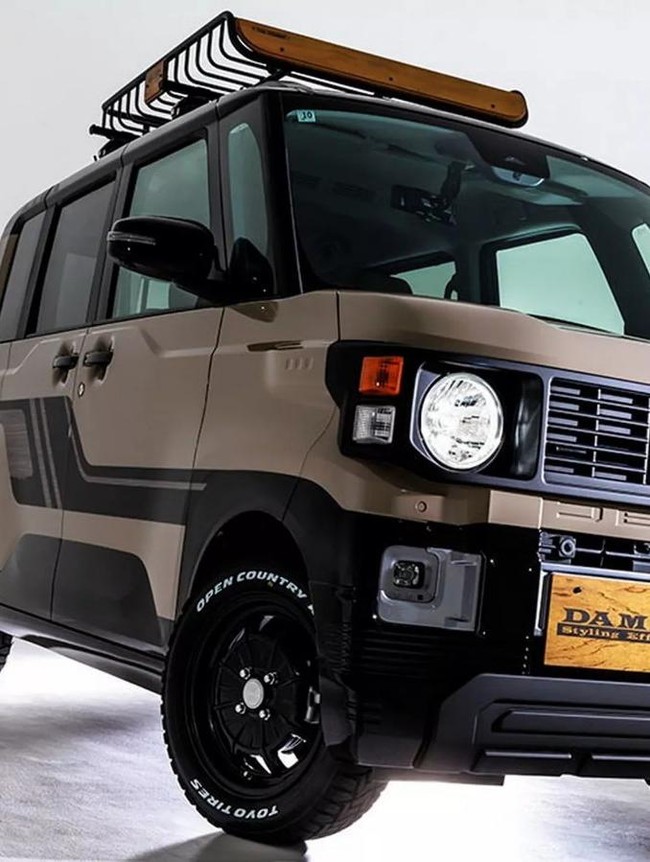 Tampang Mitsubishi Delica Mini yang Dipoles Bergaya Off Road