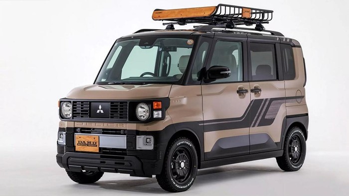 Menolak Takdir! Mitsubishi Delica Mini Ini Dimodifikasi Bergaya SUV Off Road