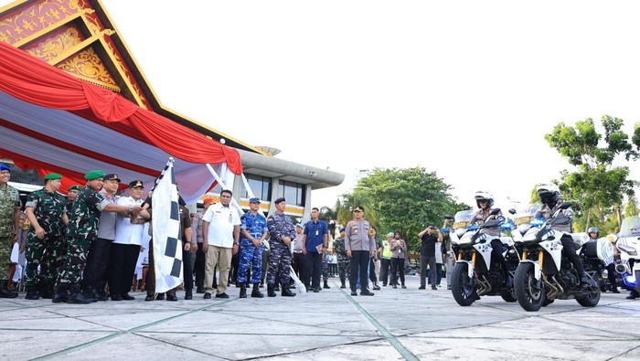 Jamin Rasa Aman, Tim RAGA Patroli Birukan Riau di Malam Tahun Baru