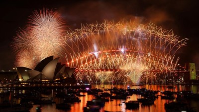Tahun Baru 2026, Kembang Api Menerangi Sydney