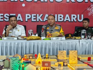 Cegah Macet Malam Tahun Baru, Polda Riau Petakan 10 Titik Rawan di Pekanbaru