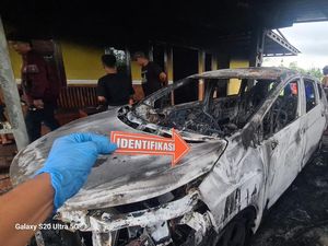 Tak Terima Dituduh Selingkuh, Pria di Lampung Bakar Rumah-Mobil Istri Siri