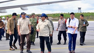 Prabowo Ungkap Ada Swasta Tertarik Manfaatkan Lumpur Banjir di Aceh