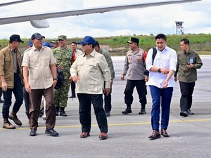 Prabowo Ungkap Ada Swasta Tertarik Manfaatkan Lumpur Banjir di Aceh