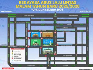 Ini Rekayasa Lalu Lintas Malam Tahun Baru di Lamongan