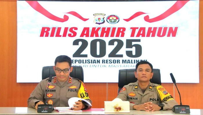 Rilis akhir tahun 2025 Polres Malinau.