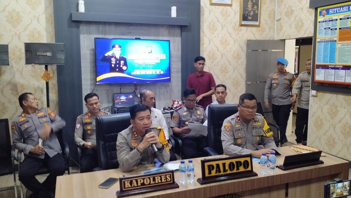 Rilis akhir tahun 2025 Polres Palopo. Ahmad Al Qadri/detiksulsel
